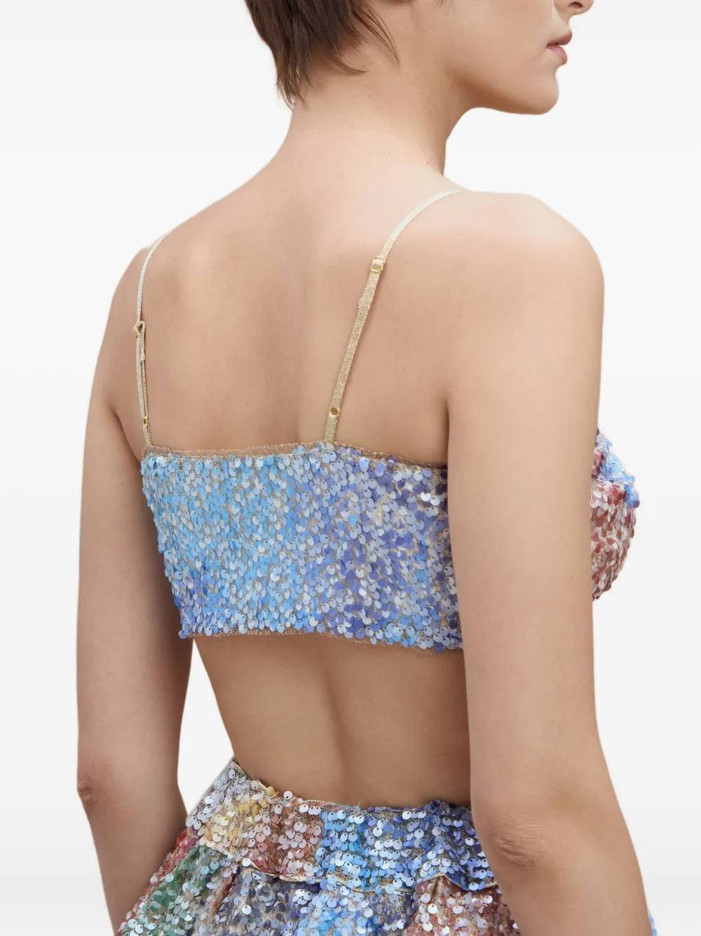 Rosa Sequin Tie Top