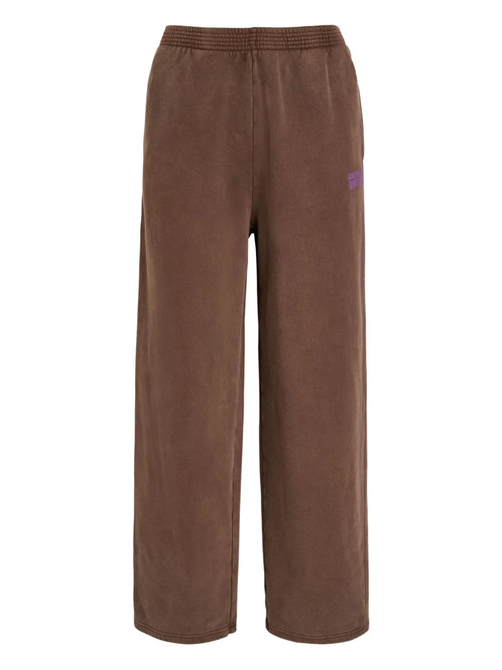 American Vintage Plizzy track pants - Marrone