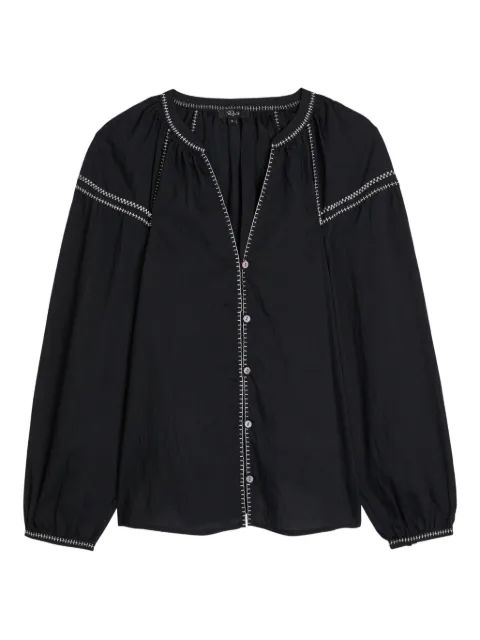 Rails Vasia contrast stitch buttoned shirt