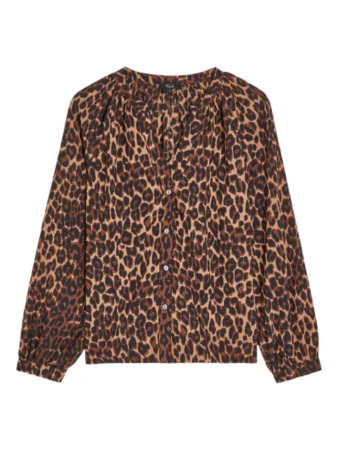 Rails Saint animal-print blouse