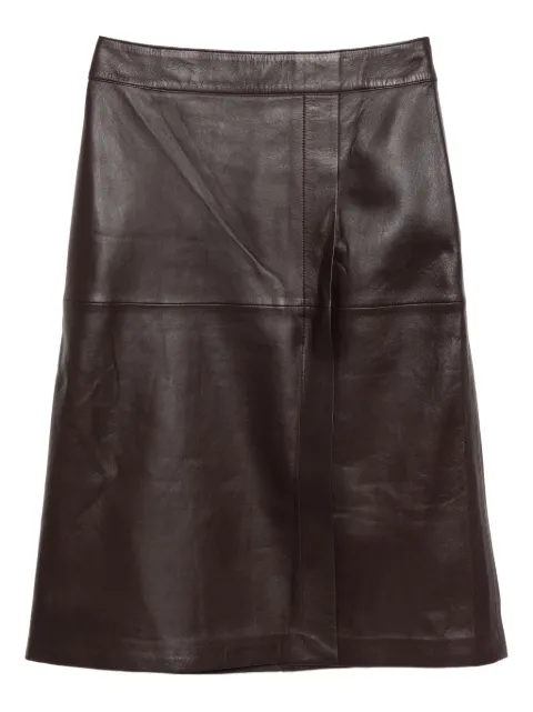 JOSEPH Sèvres Nappa leather skirt