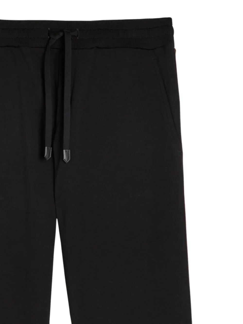 Canali Broek met trekkoord - Zwart