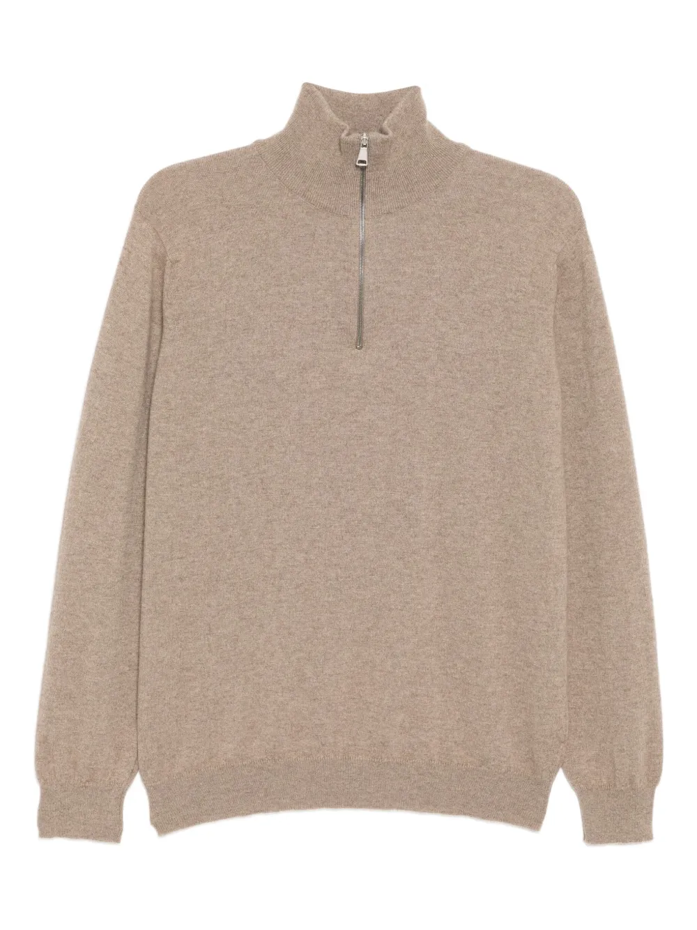 Begg x Co Heriot zipped jumper | Brown | Image 1