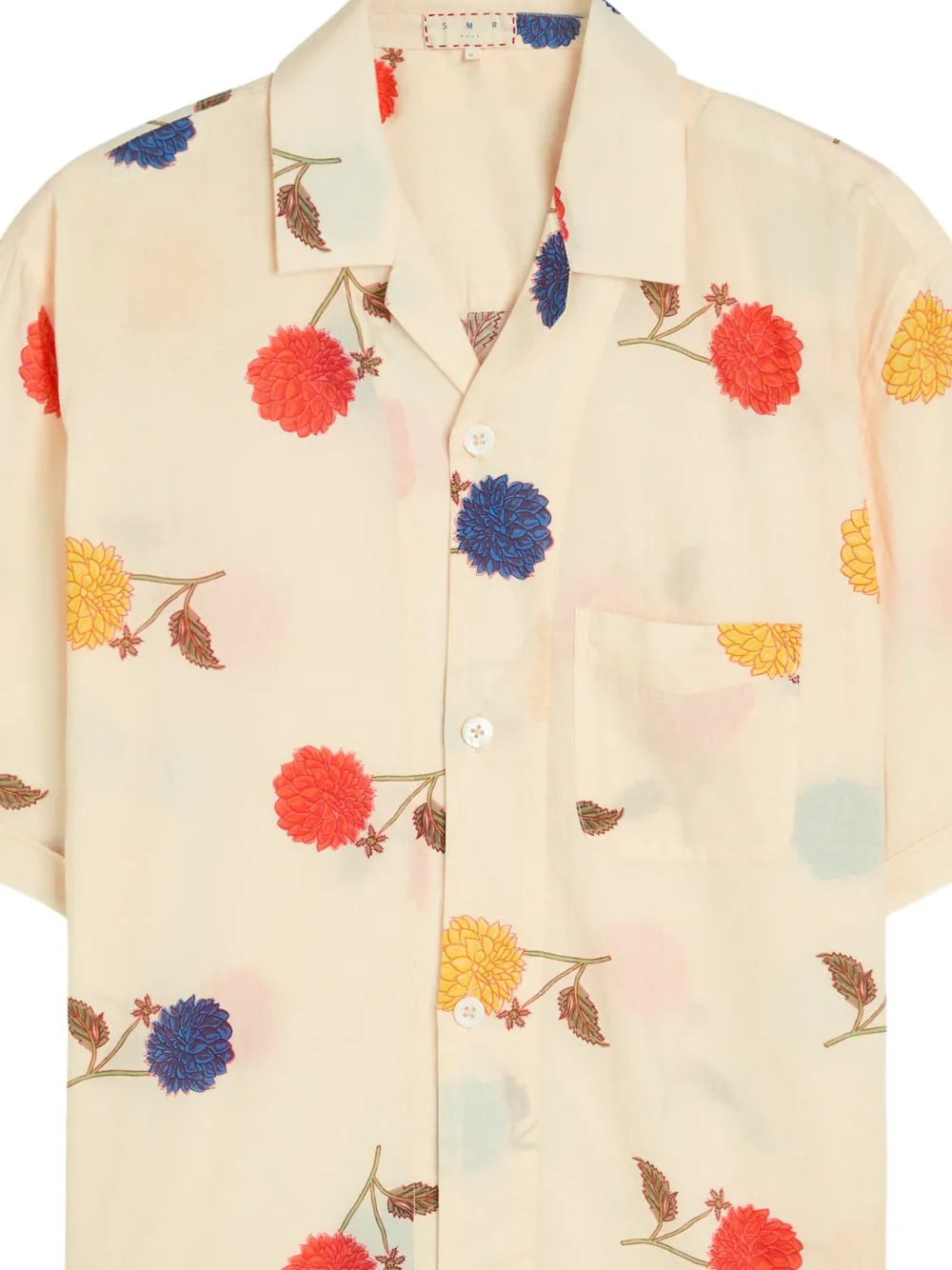 SMR Days Paraiso overhemd met bloemenzak - Beige