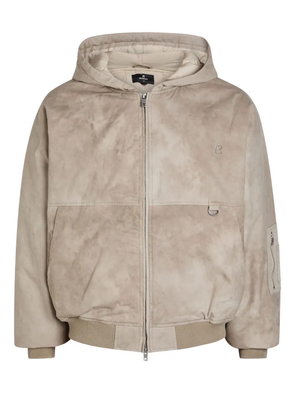 Represent hooded bomber jacket - Toni neutri