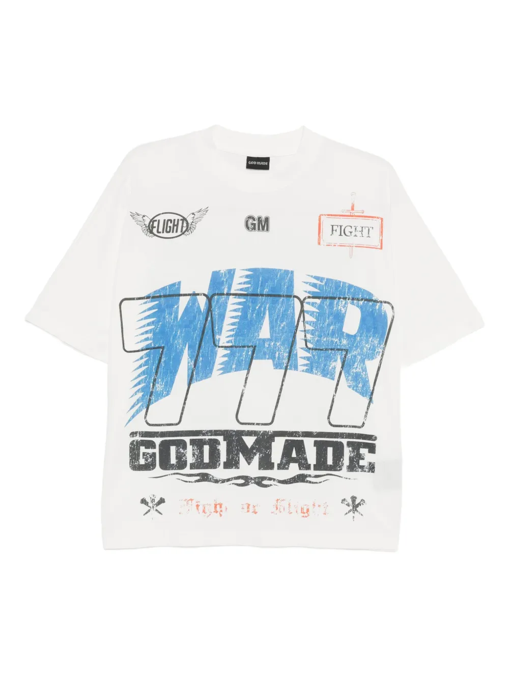 GODMADE War T-shirt | White | Image 1