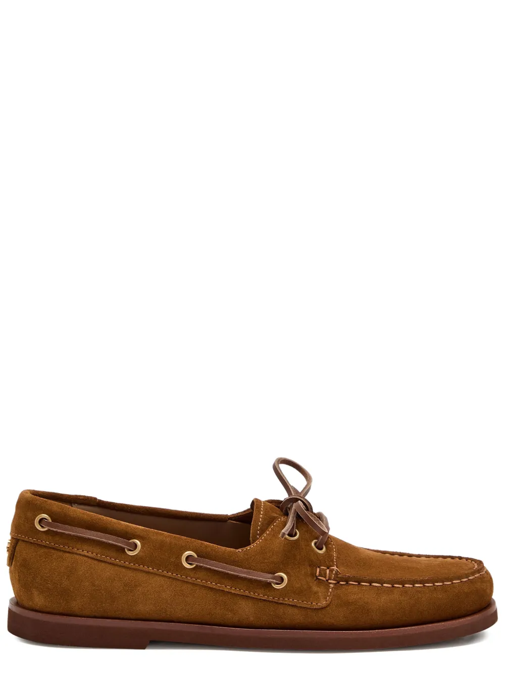 Gianvito Rossi Vande round-toe boat shoes - Bruin