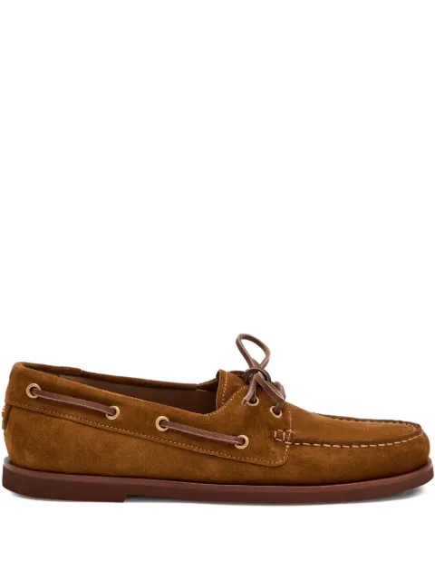 Gianvito Rossi Vande round-toe boat shoes