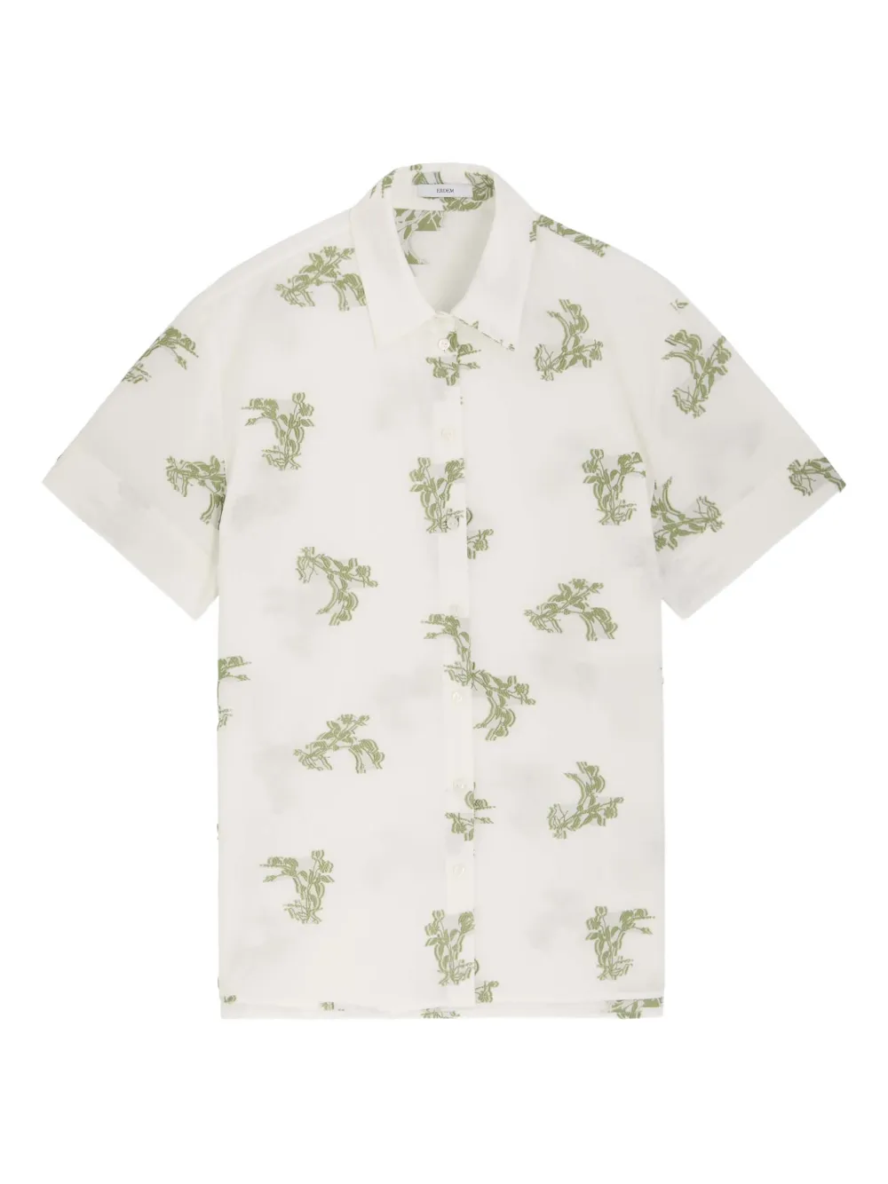 ERDEM short-sleeve shirt - Wit