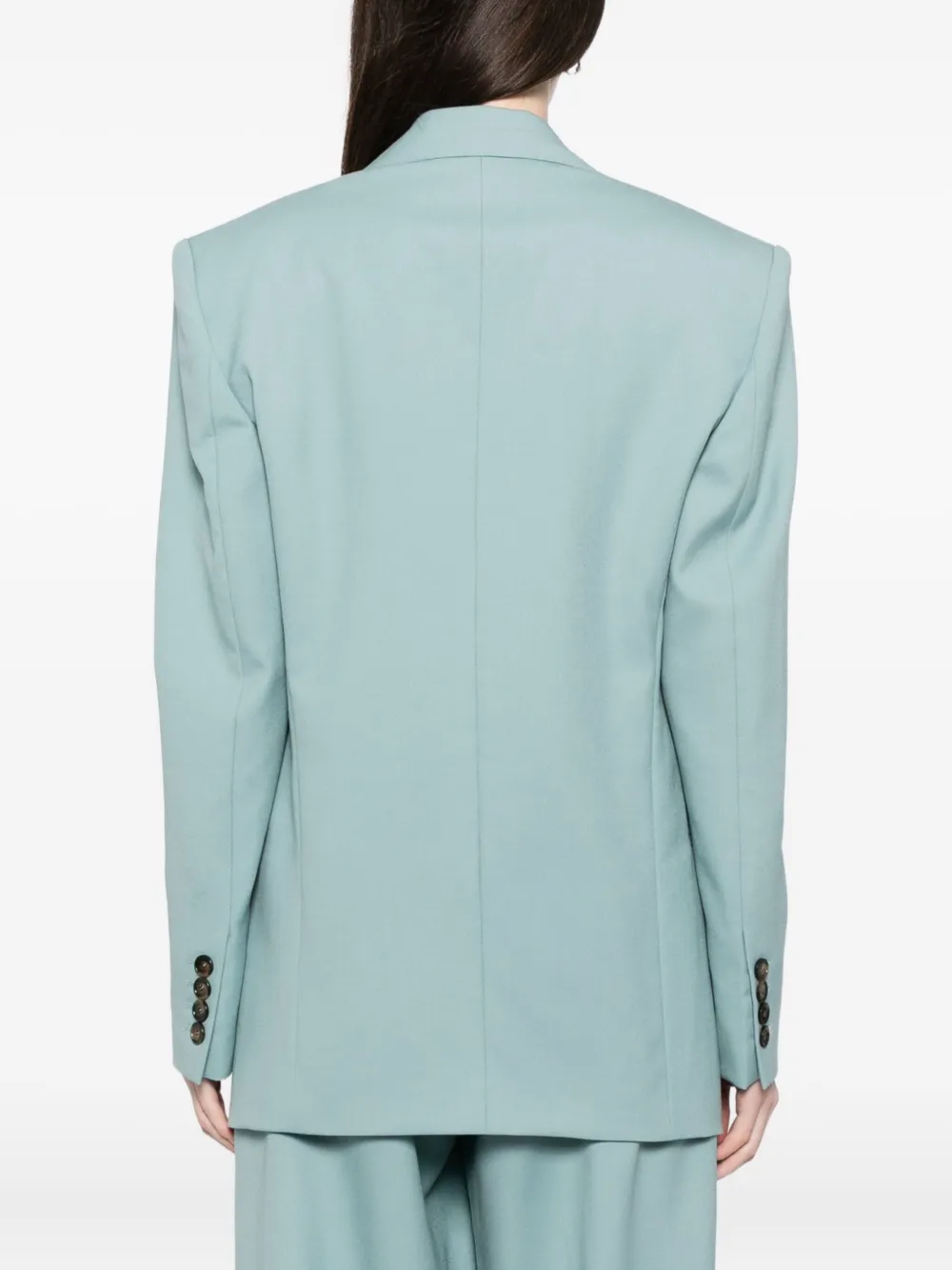 Stella Mccartney Single-breasted Blazer In Blue