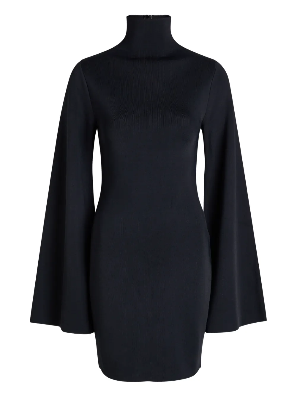 Calvin Klein mock-neck mini dress - Zwart