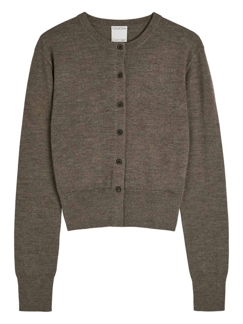Calvin Klein Lila button cardigan - Marrone