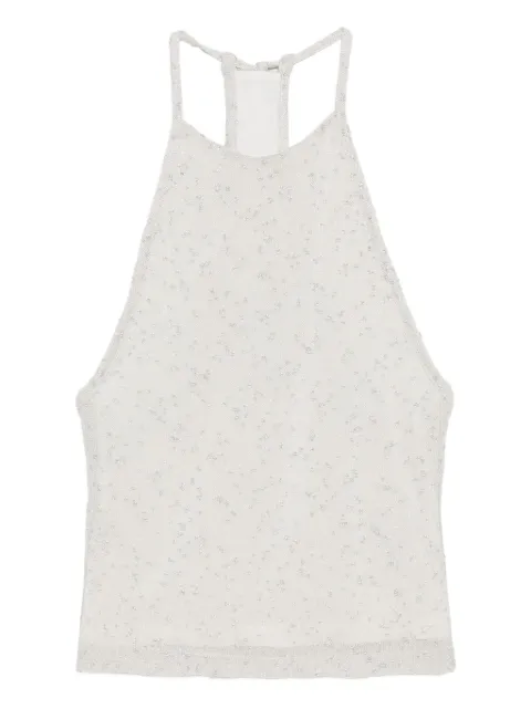 Christopher Esber Imber Metallic halter top