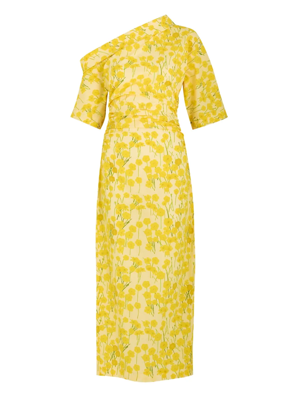 Bernadette Bowery one-shoulder floral-print dress - Giallo