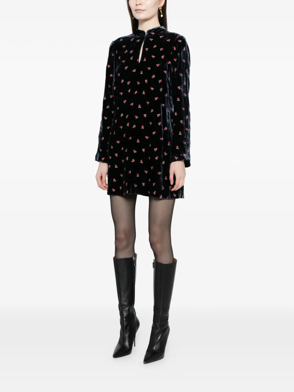 Rixo Calla jurk - Blauw