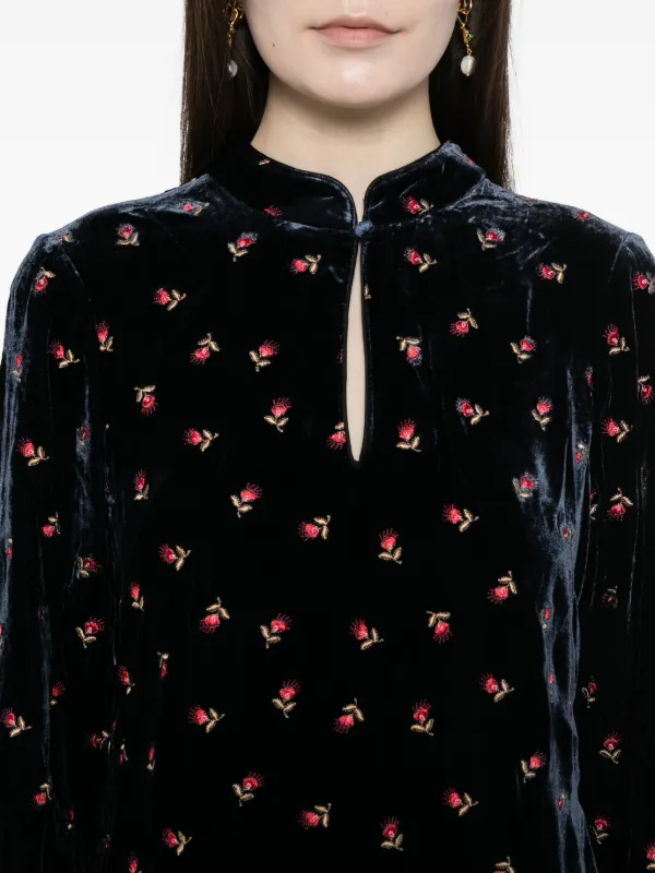 Rixo Calla Dress | Blue | FARFETCH