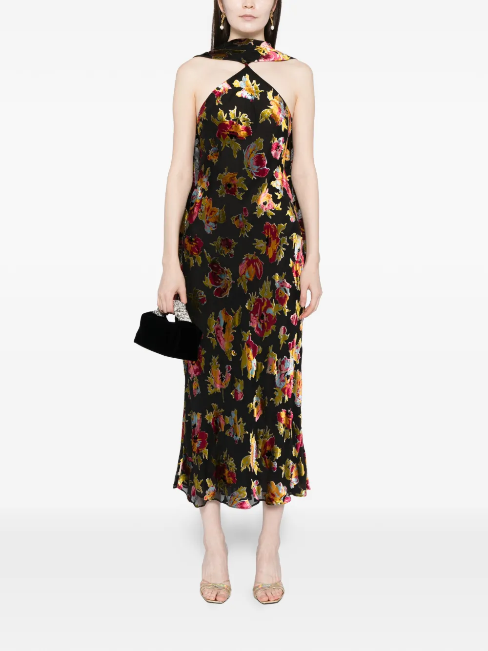 Rixo Hayley dress - Zwart