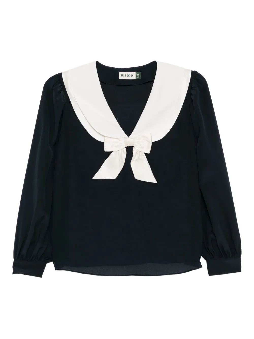 Rixo Eimer silk blouse | Blue | Image 1