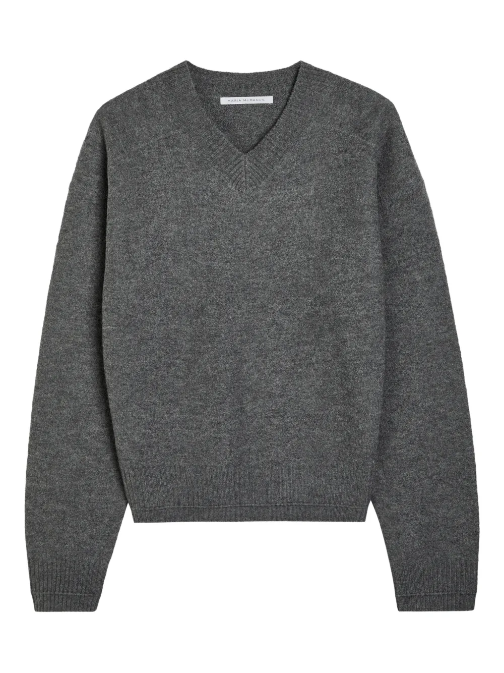 Maria McManus V-neck sweater - Grey