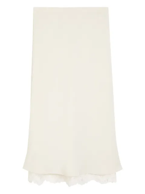 Maria McManus lace bias midi skirt