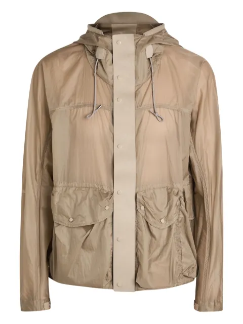 Ten C Skye hooded flap-pocket jacket