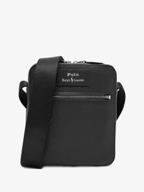 Polo Ralph Lauren pebble -eather messenger bag