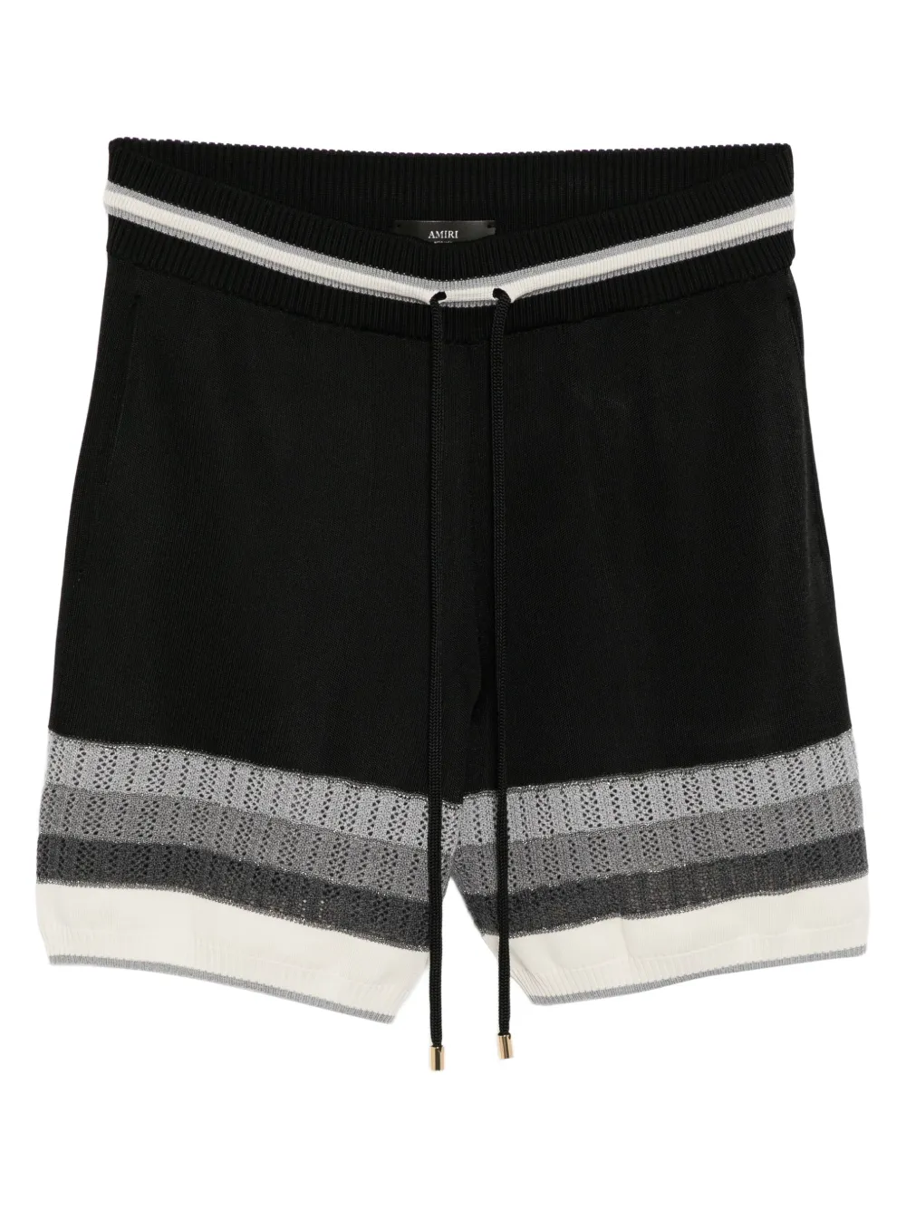 AMIRI ストライプ ショートパンツ | ブラック | Image 1