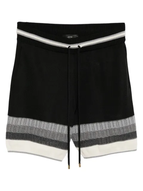 AMIRI striped knitted shorts