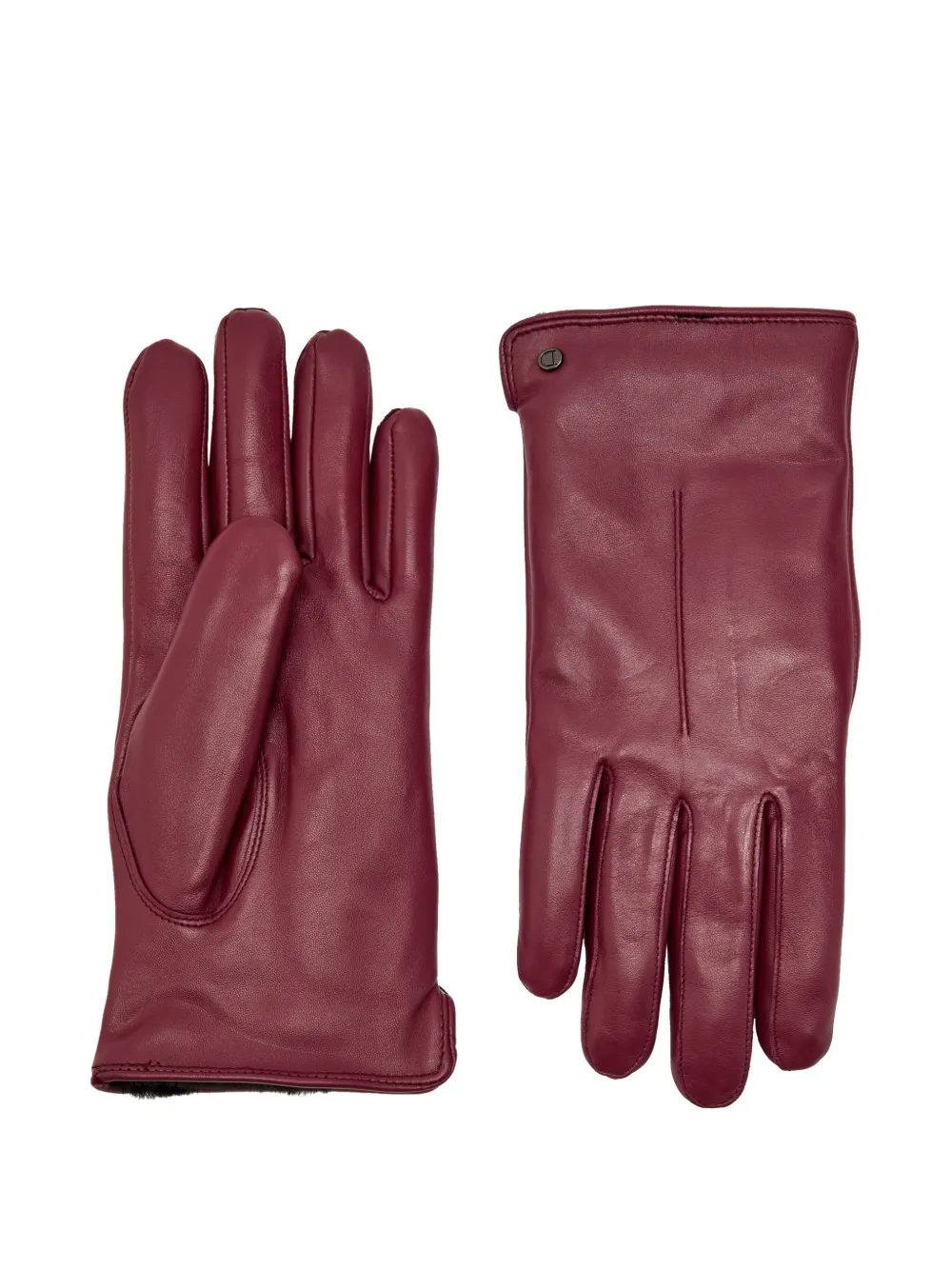 Dents Maria Button Touchscreen Gloves In Red