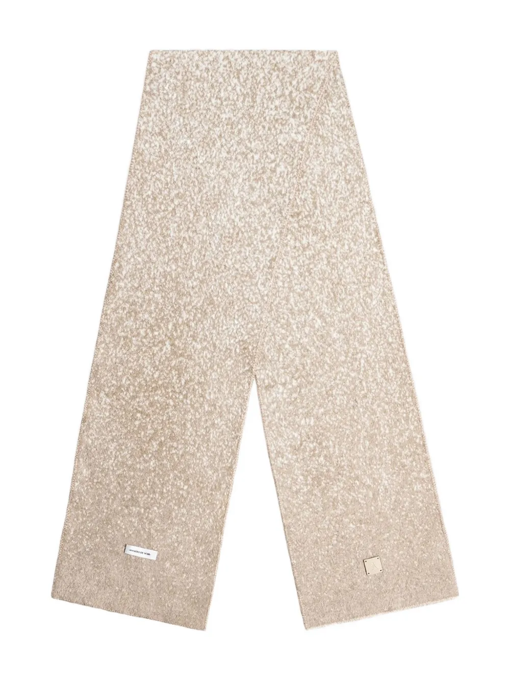 Manière De Voir Luen ombré scarf - Beige