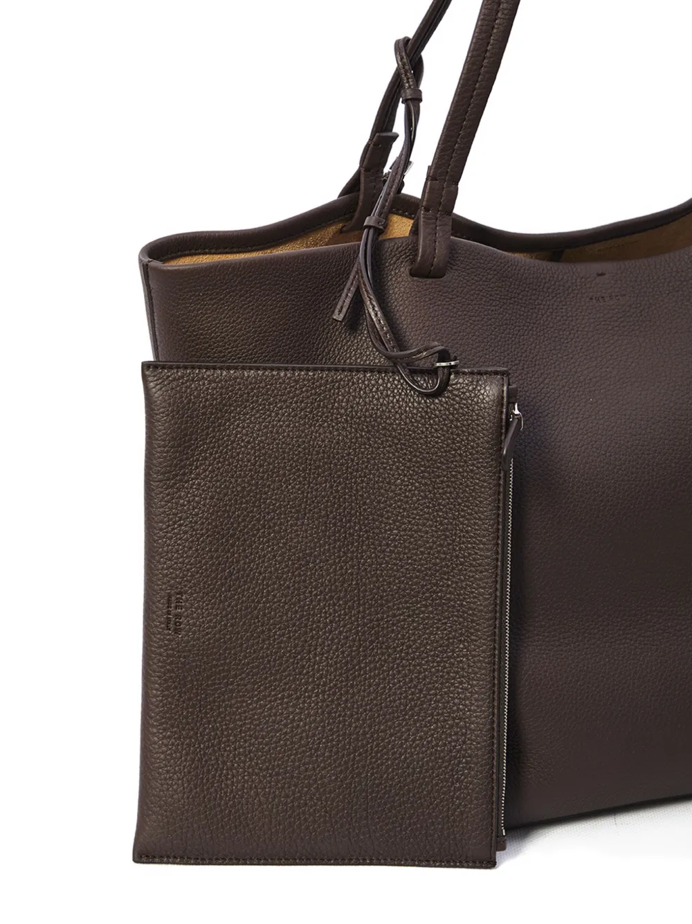 The Row Park Three Tote Bag In Brown