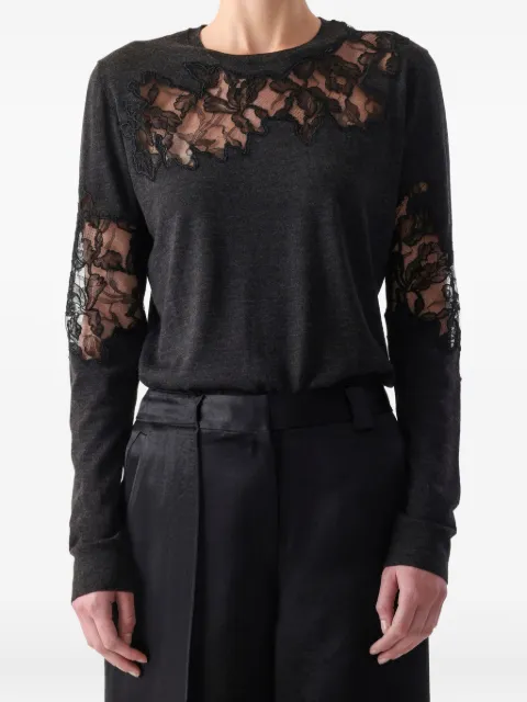 Jason Wu Collection lace-detail T-shirt