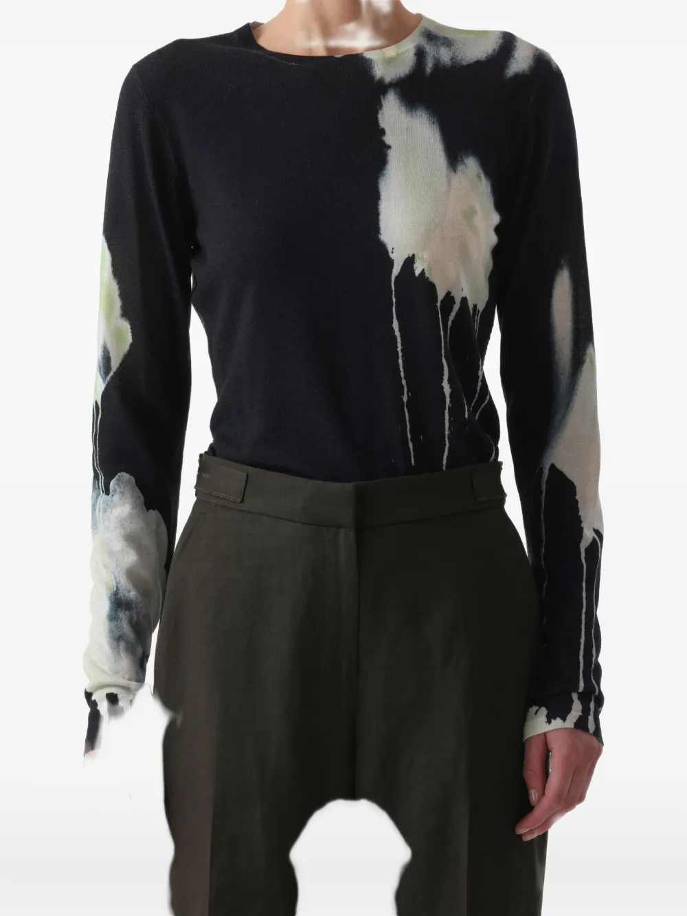 Jason Wu Collection Long-sleeve T-shirt In Black