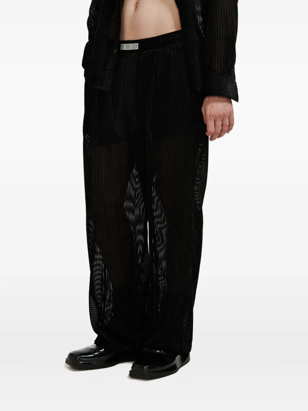 LGN  LOUIS GABRIEL NOUCHI  striped trousers | Wide Leg Pants | Image 2