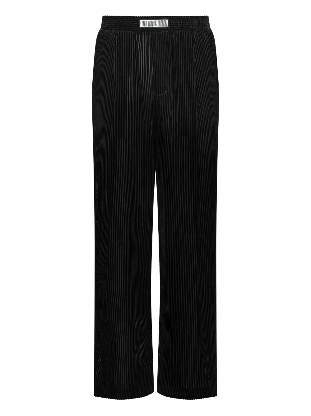 LGN  LOUIS GABRIEL NOUCHI  striped trousers | Black | Image 1