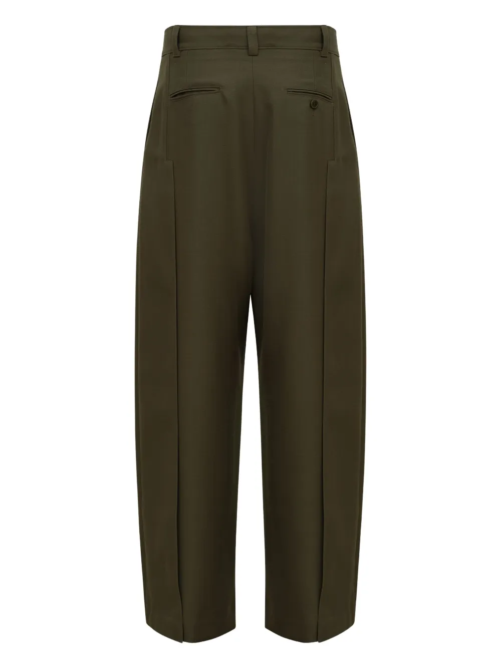 LGN LOUIS GABRIEL NOUCHI Plooibroek met wijde pijpen Groen