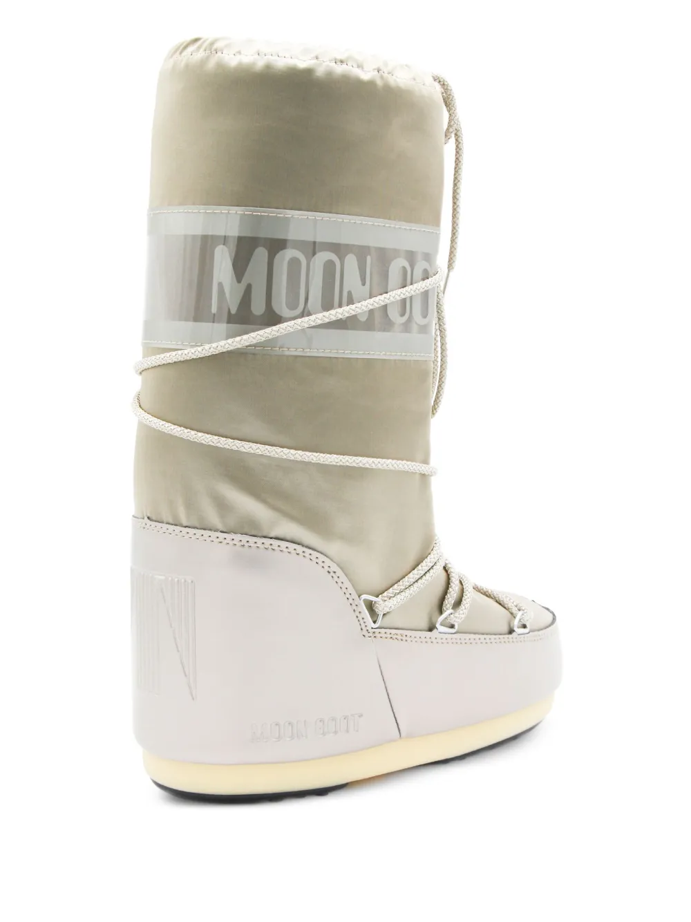 Moon Boot Icon Glance Lace-up Boots In Green