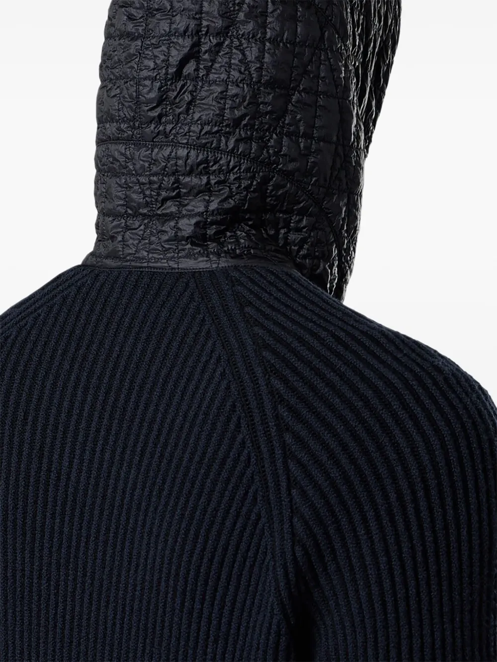 Stone Island Hoodie met rits Blauw