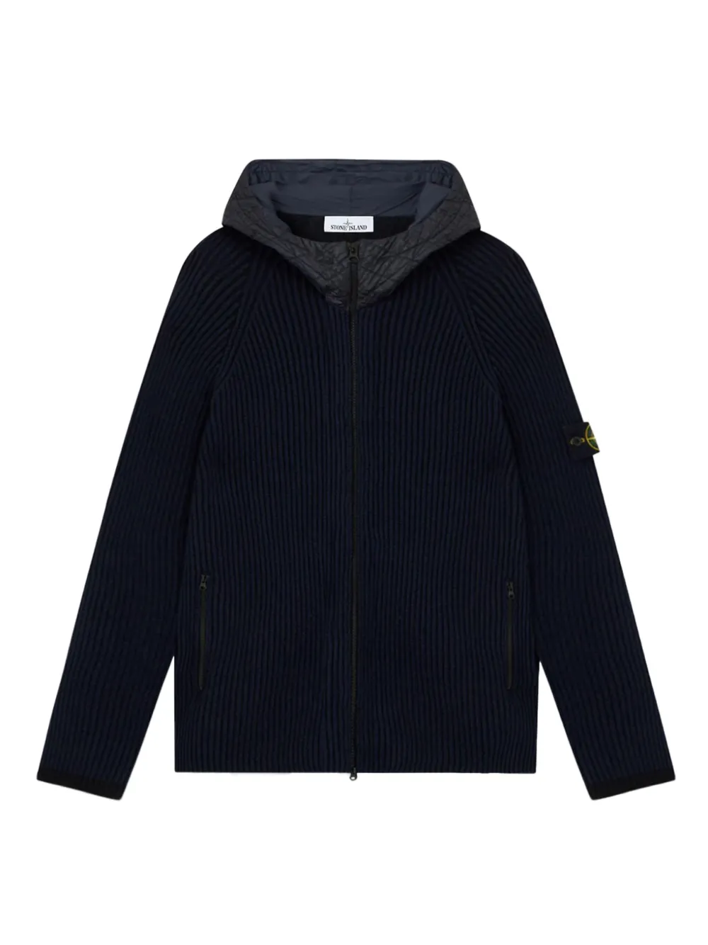 Stone Island zip-up hoodie | Blue | Image 1