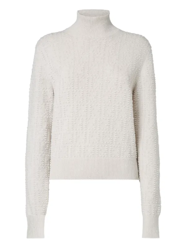 FENDI トップス サイズ38 FENDI Textured Turtleneck Sweater | Neutrals | FARFETCH ZA