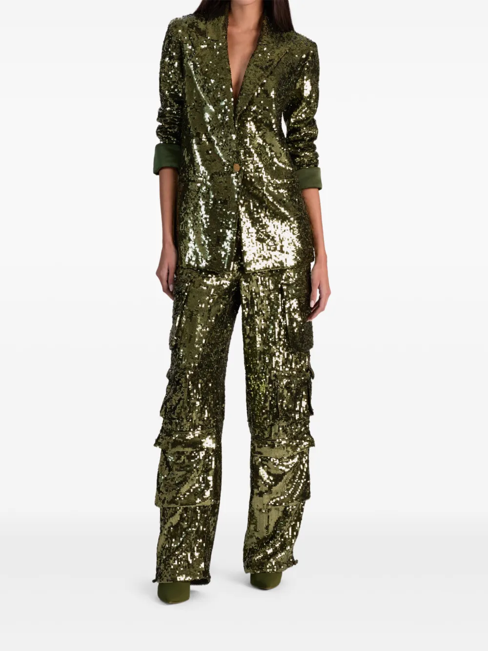 alice + olivia sequinned blazer | Blazers | Image 2