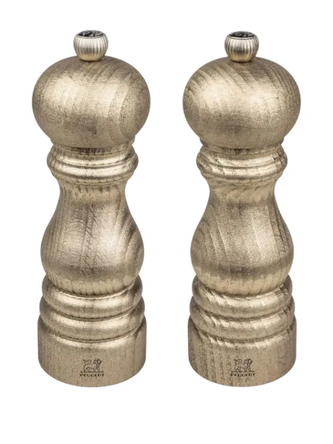 Peugeot Golden Paris salt and pepper mill set 