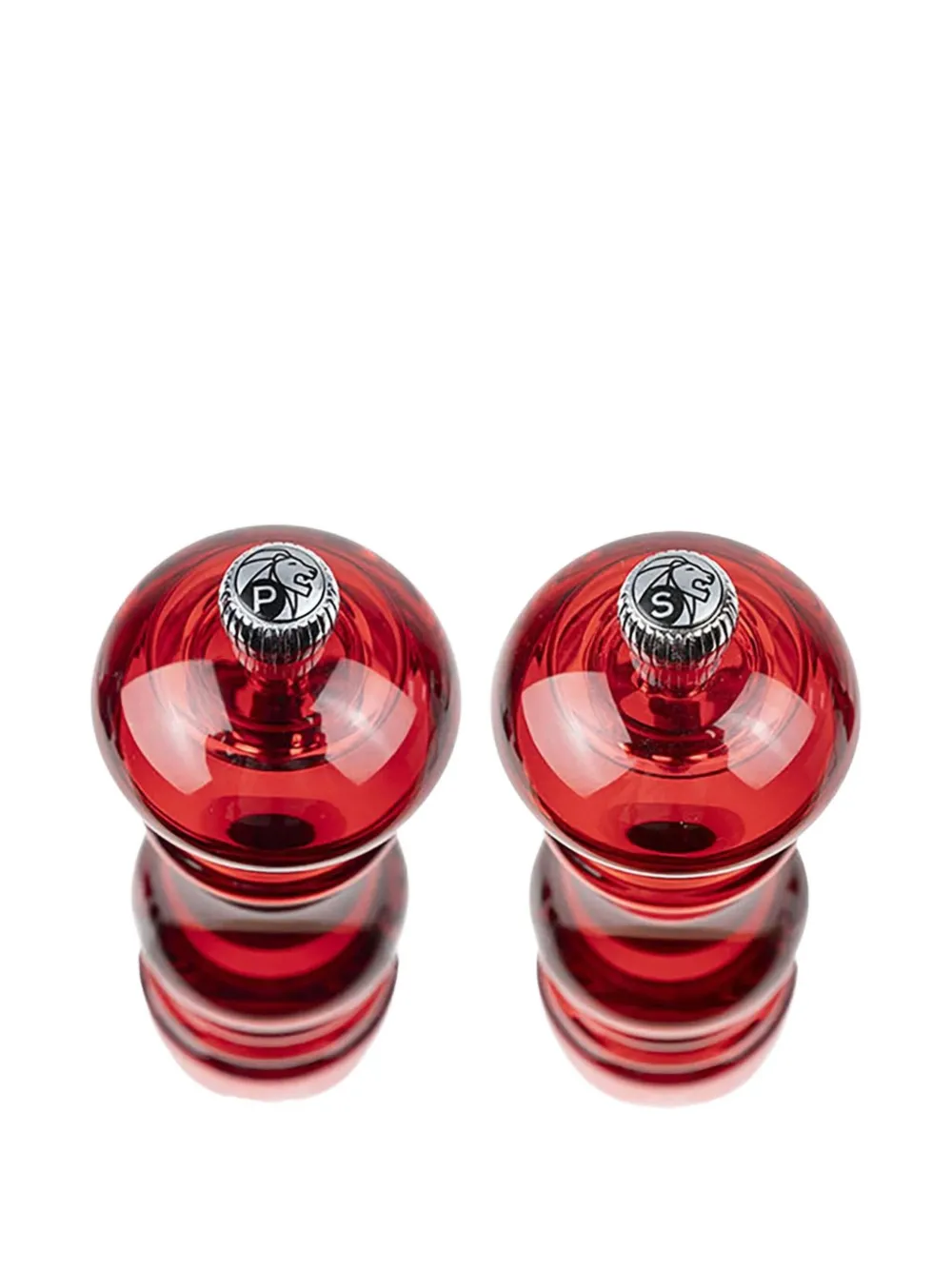 Peugeot Podium Salt And Pepper Mill Set In Red