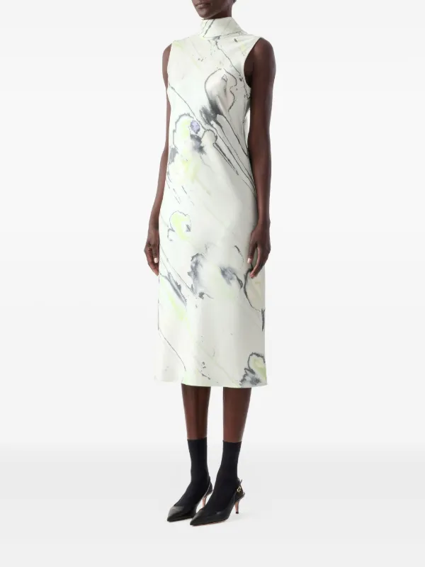 Jason Wu Collection floral-print Midi Dress | White
