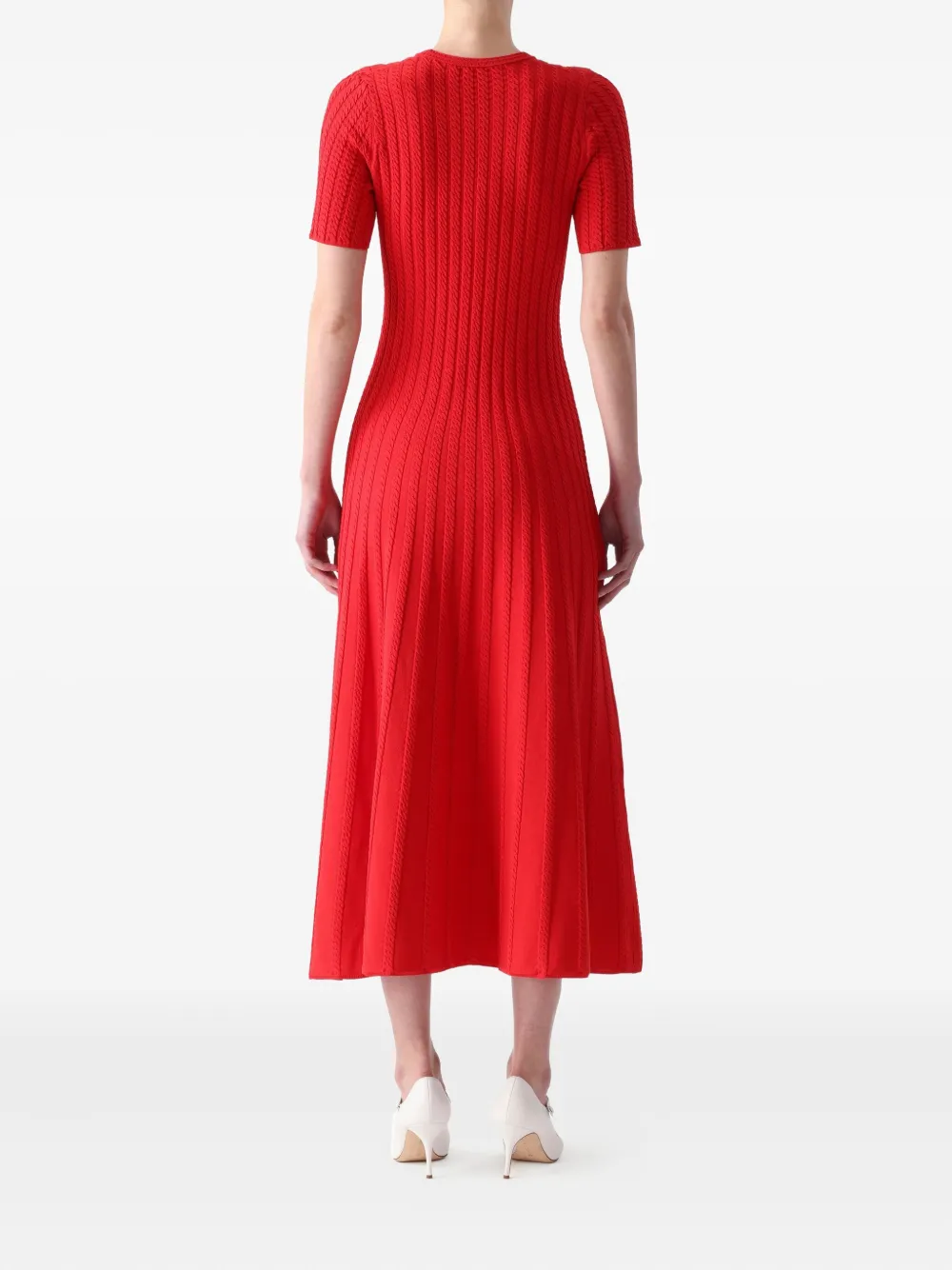Jason Wu Collection Short-sleeve Dress In Red