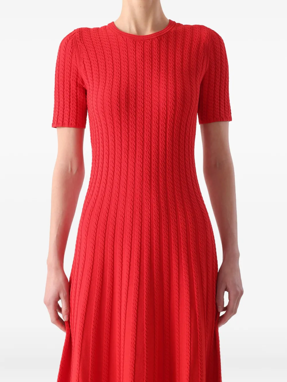 Jason Wu Collection Short-sleeve Dress In Red