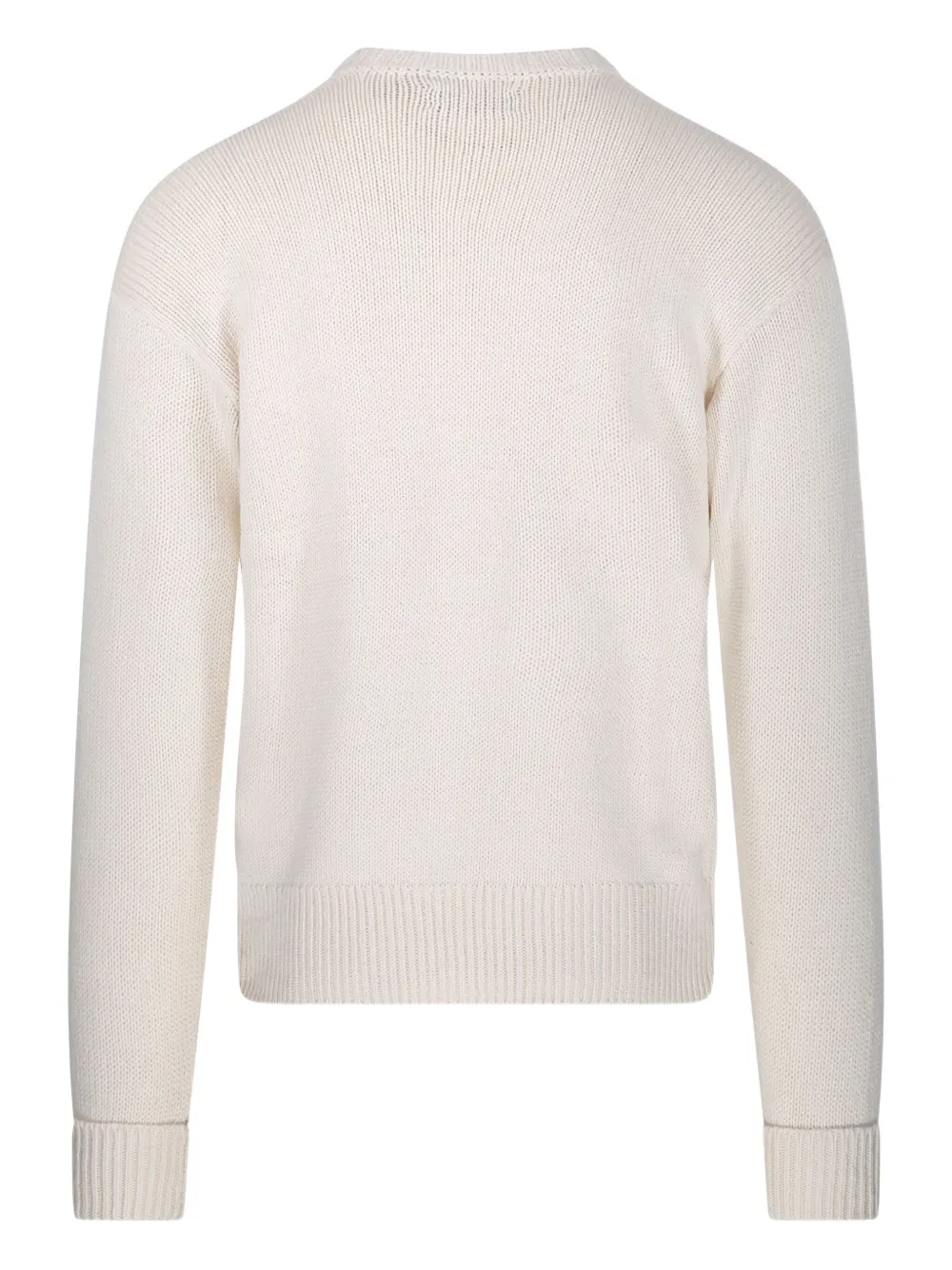 Ralph Lauren Collection cotton long-sleeve sweater - Beige