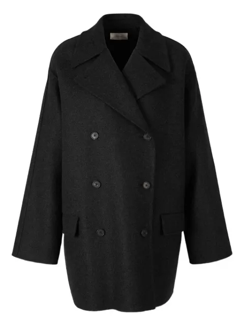 The Row high-collar long coat