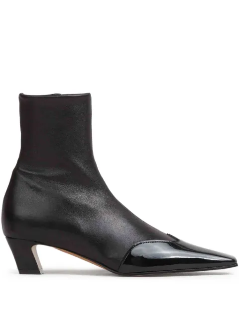 KHAITE patent leather boots