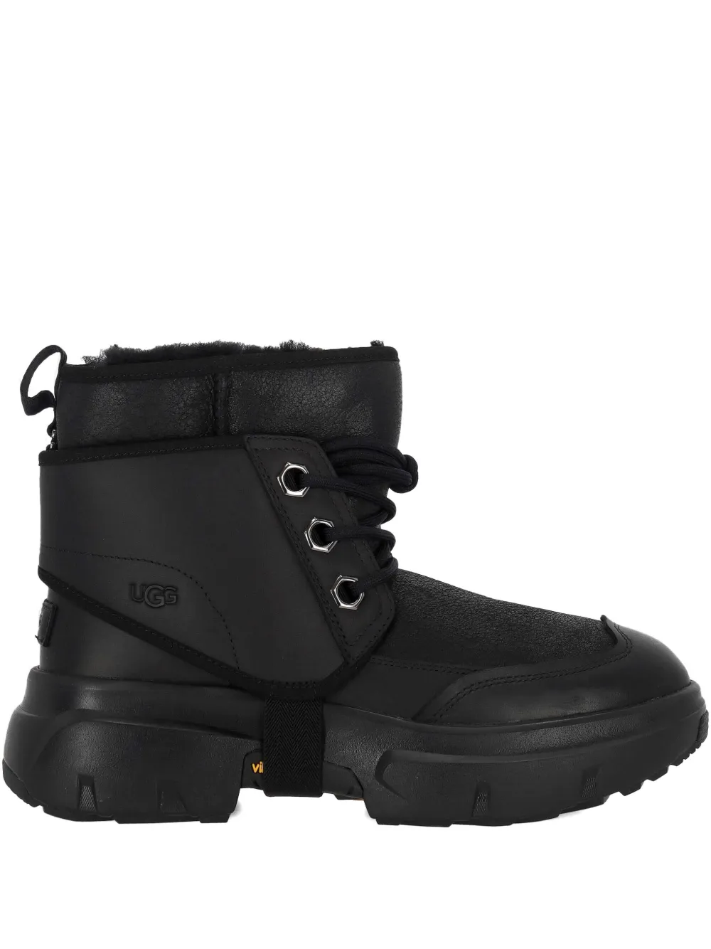 UGG botas de montaña con agujetas | negro | Image 1